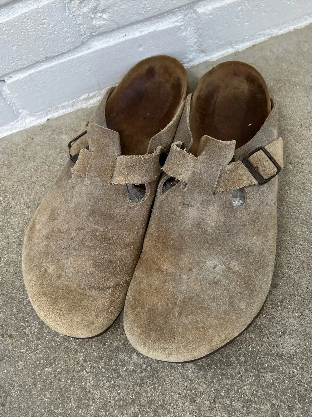 45 Birkenstock Suede Clogs